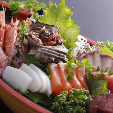 【定番】★舟盛り付き★新鮮な魚介類たっぷり☆懐石料理 コースプラン